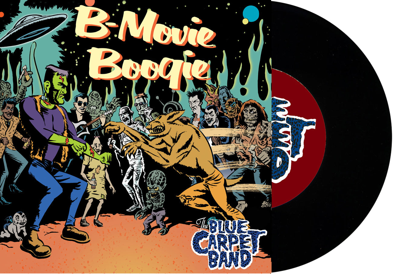 The Blue Carpet Band - B-MovieBoogie/Slow Death Of Camden 7" Vinyl DISCOUNT