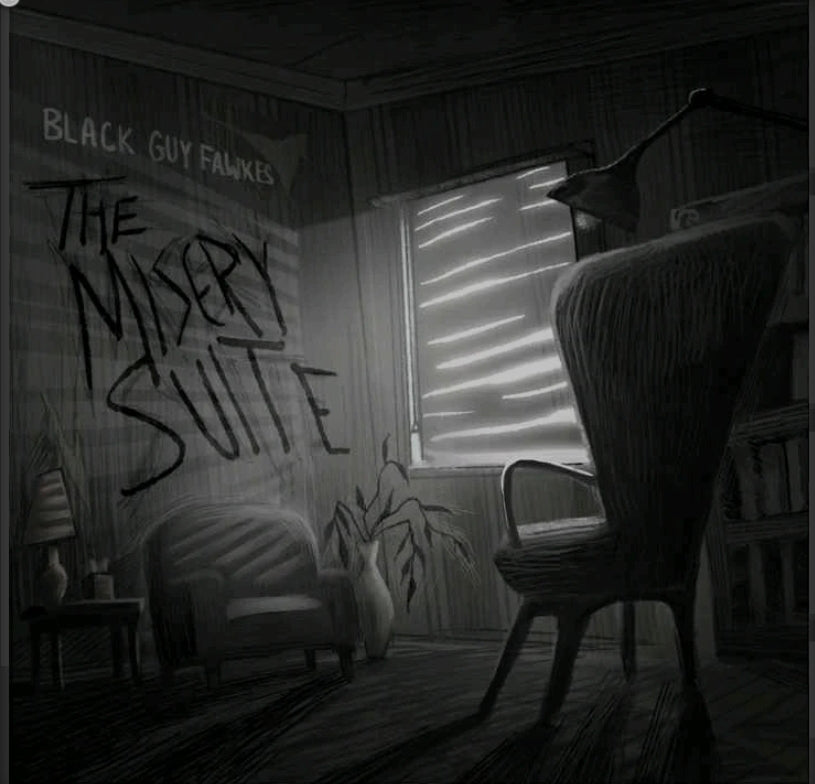 Black Guy Fawkes - The Misery Suite White Vinyl LP