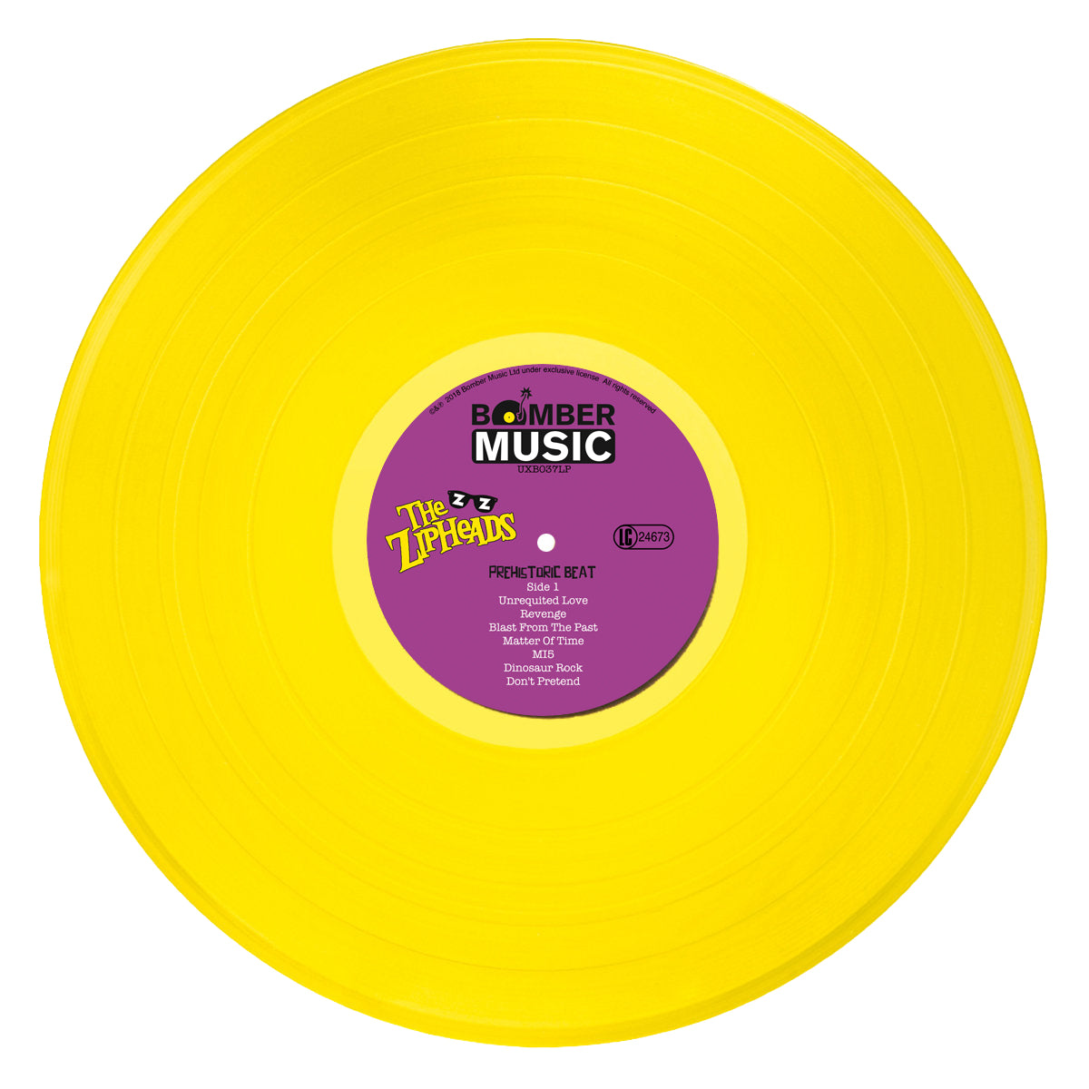 The Zipheads - Prehistoric Beat - 180g Yellow Vinyl