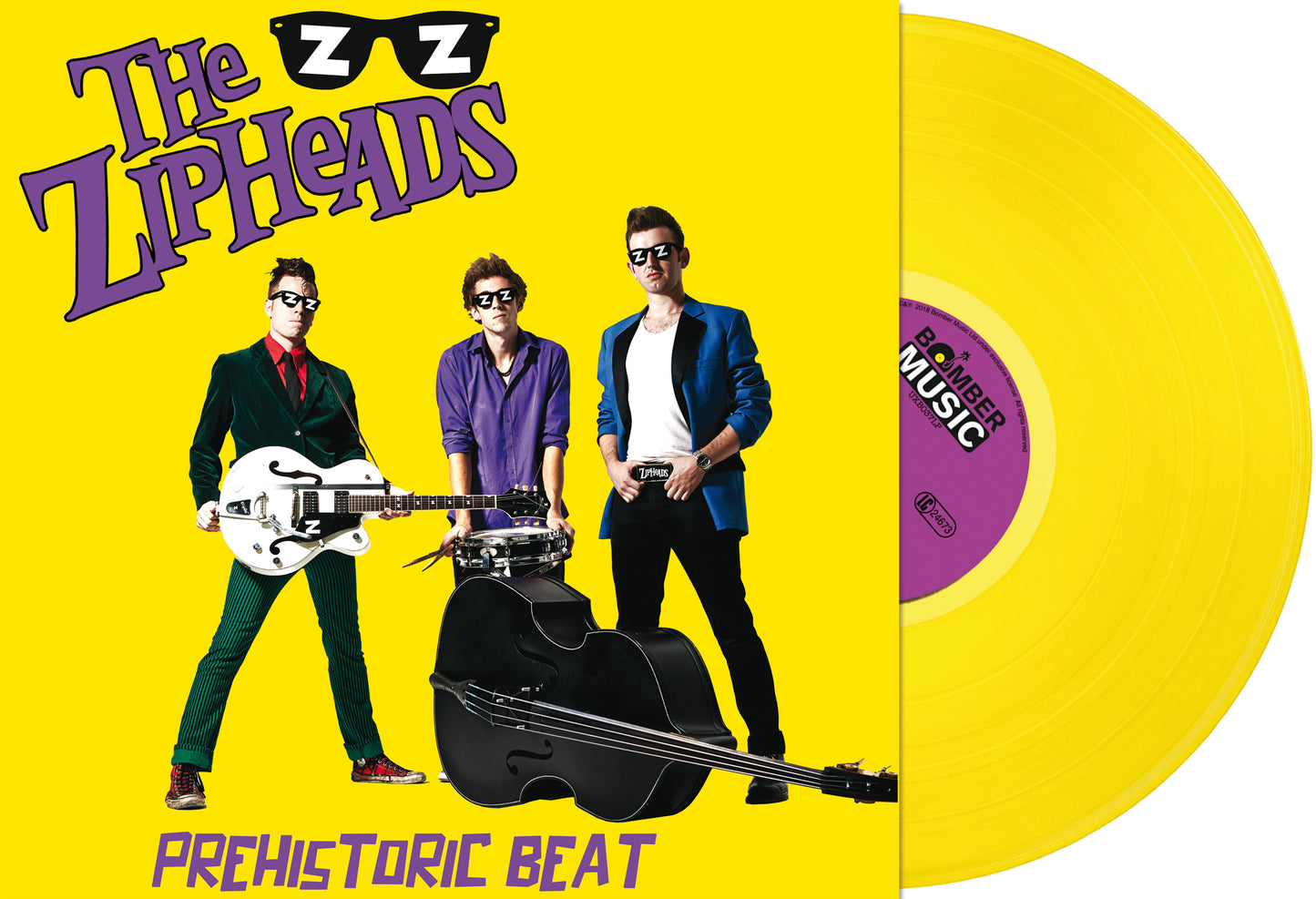 The Zipheads - Prehistoric Beat - 180g Yellow Vinyl