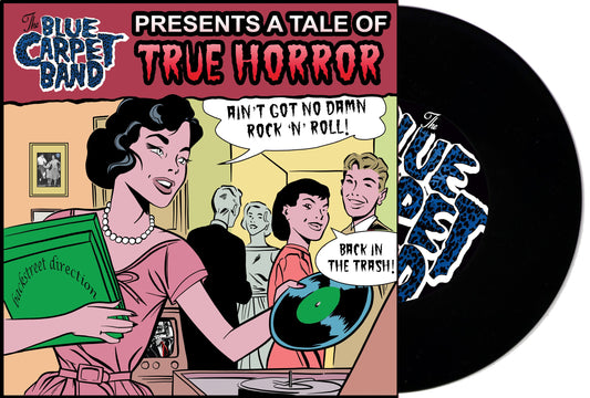 The Blue Carpet Band - Back In The Trash / Ain't Got No Damn Rock'n'Roll  7" Vinyl DISCOUNT